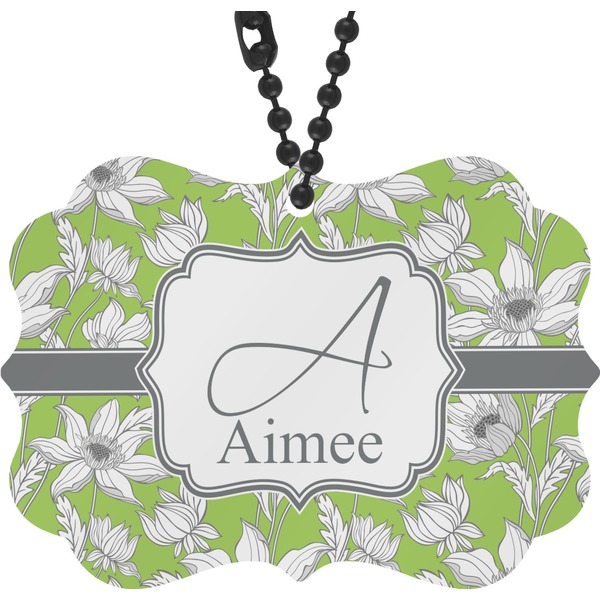 Custom Wild Daisies Rear View Mirror Decor (Personalized)