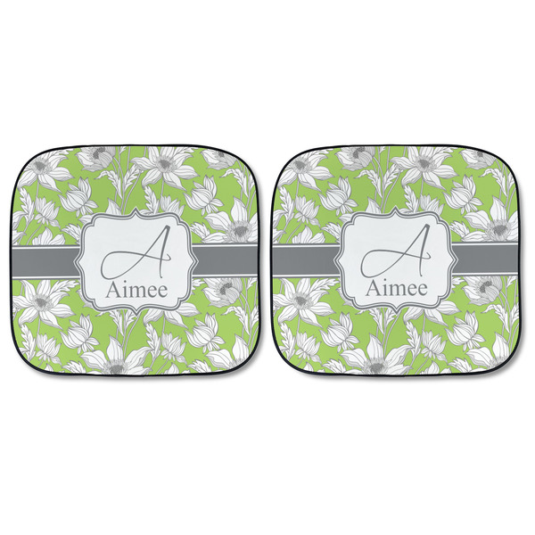 Wild Daisies Car Sun Shades - FRONT