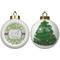 Wild Daisies Ceramic Christmas Ornament - X-Mas Tree (APPROVAL)