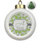 Wild Daisies Ceramic Ball Ornament - Christmas Tree (Personalized)