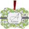 Wild Daisies Christmas Ornament (Front View)
