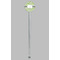 Wild Daisies Clear Plastic 7" Stir Stick - Round - Single Stick