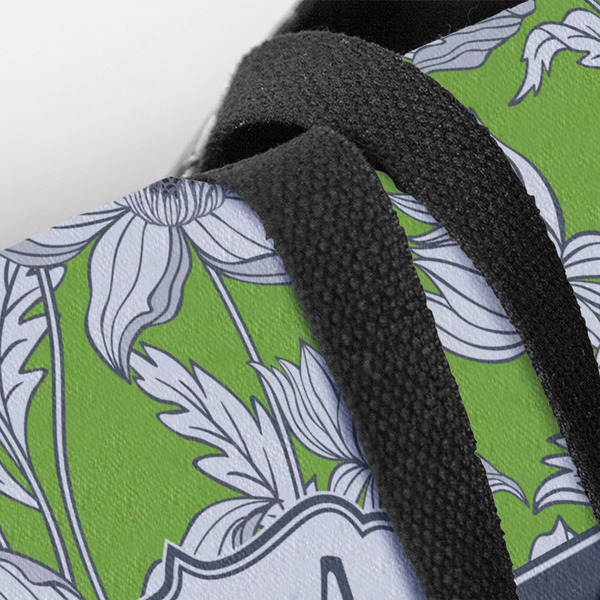 Wild Daisies Closeup of Tote w/Black Handles