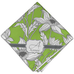 Wild Daisies Cloth Dinner Napkin - Single w/ Name and Initial