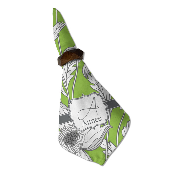 Wild Daisies Cloth Napkins - Personalized Dinner (Folded in Ring) (MAIN)