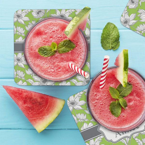 Wild Daisies Coaster Set - LIFESTYLE