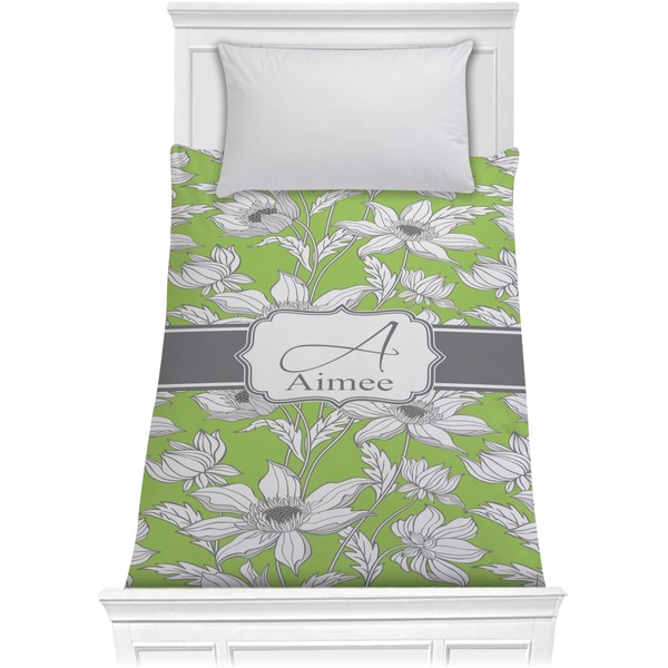Custom Wild Daisies Comforter - Twin (Personalized)