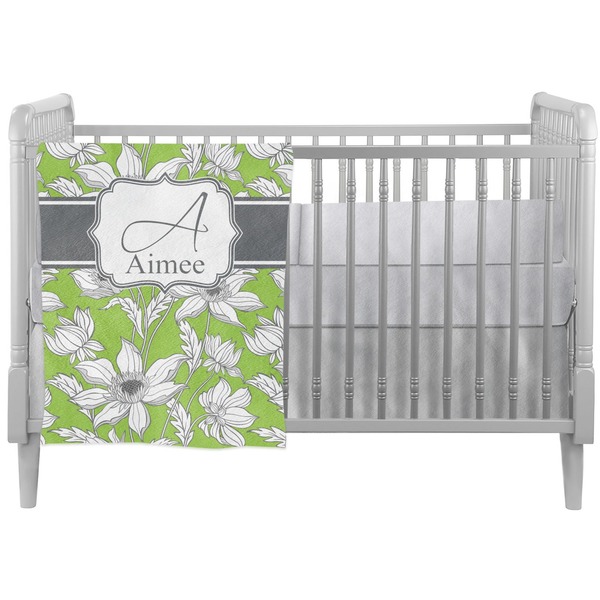 Custom Wild Daisies Crib Comforter / Quilt (Personalized)