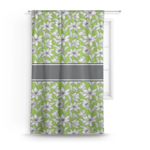 Custom Wild Daisies Curtain - 50"x84" Panel