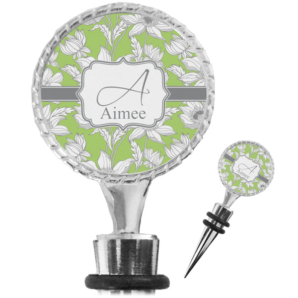 Custom Wild Daisies Wine Bottle Stopper (Personalized)
