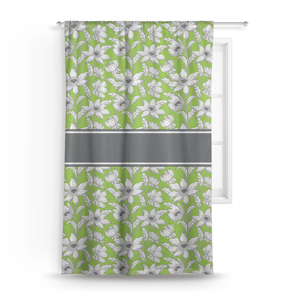 Custom Wild Daisies Curtain Panel - Custom Size