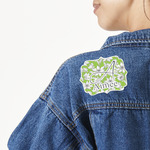 Wild Daisies Twill Iron On Patch - Custom Shape (Personalized)
