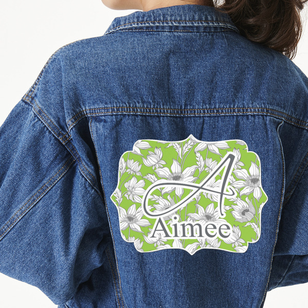 Custom Wild Daisies Twill Iron On Patch - Custom Shape - 3XL (Personalized)