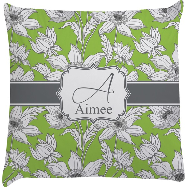Custom Wild Daisies Decorative Pillow Case (Personalized)