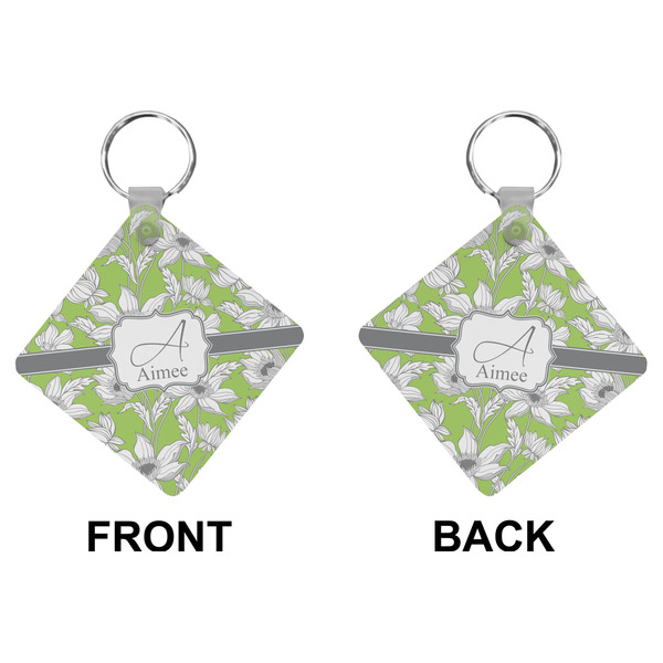 Wild Daisies Diamond Keychain (Front + Back)
