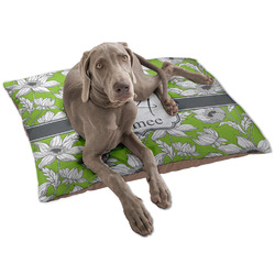 Wild Daisies Dog Bed - Large w/ Name and Initial