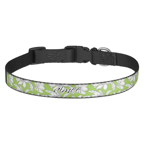 Custom Wild Daisies Dog Collar (Personalized)