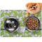 Wild Daisies Dog Food Mat - Small LIFESTYLE