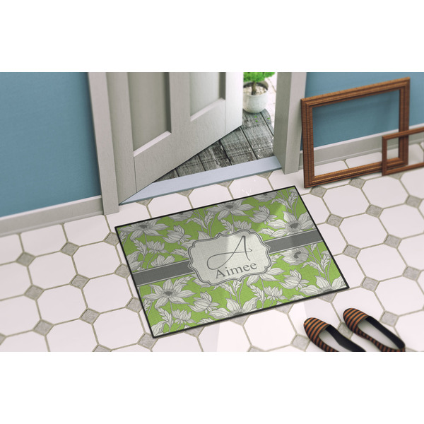 Wild Daisies Door Mat Lifestyle