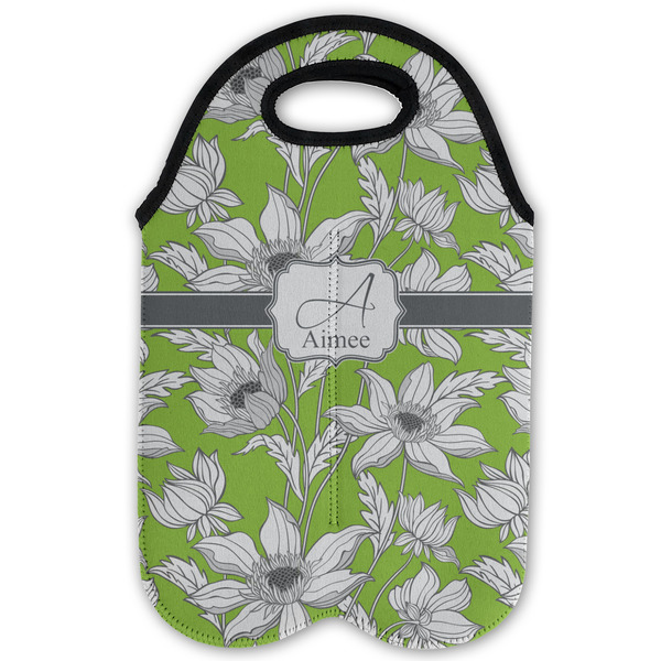 Wild Daisies Double Wine Tote - Flat (new)