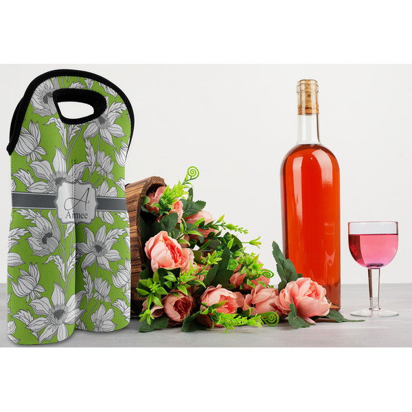 Wild Daisies Double Wine Tote - LIFESTYLE (new)