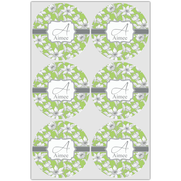 Wild Daisies Drink Topper - Large - Set of 6