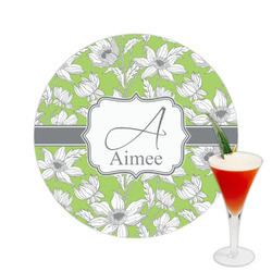 Wild Daisies Printed Drink Topper -  2.5" (Personalized)