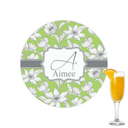 Wild Daisies Printed Drink Topper - 2.15" (Personalized)