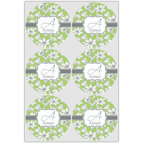 Wild Daisies Drink Topper - XLarge - Set of 6