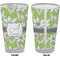 Wild Daisies Pint Glass - Full Color - Front & Back Views