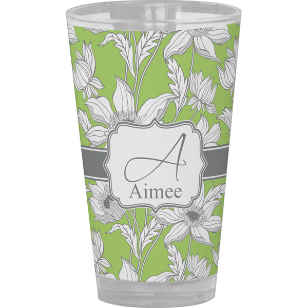 Custom Wild Daisies Pint Glass - Full Color (Personalized)