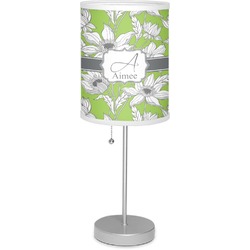Wild Daisies Lamp with Drum Shade (Personalized)