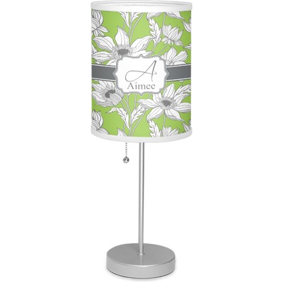Wild Daisies 7" Drum Lamp with Shade (Personalized)