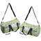 Wild Daisies Duffle bag small front and back sides