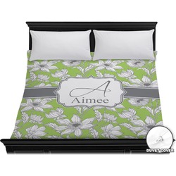 Wild Daisies Duvet Cover - King (Personalized)