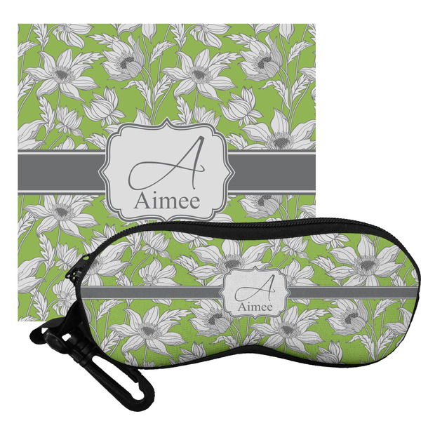 Custom Wild Daisies Eyeglass Case & Cloth (Personalized)