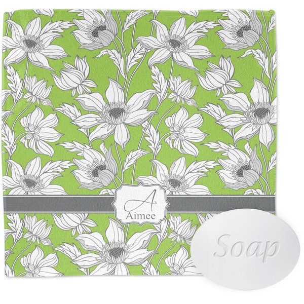 Wild Daisies Wash Cloth with soap