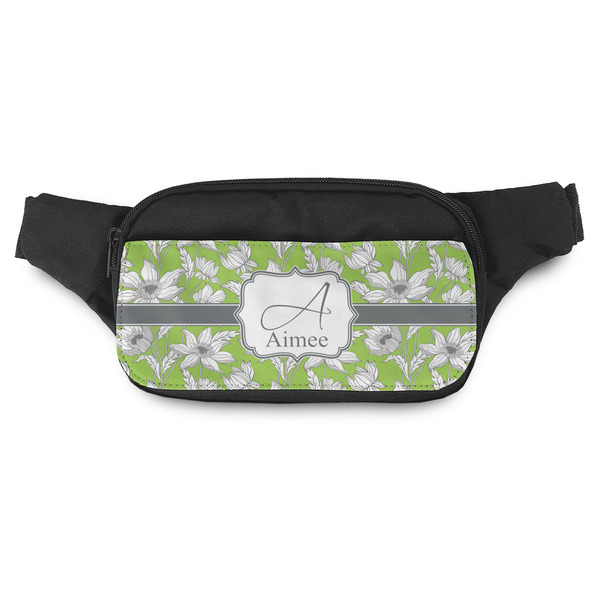Custom Wild Daisies Fanny Pack - Modern Style (Personalized)
