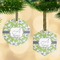Wild Daisies Frosted Glass Ornament - MAIN PARENT