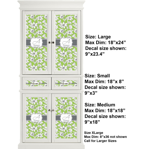 Wild Daisies Full Cabinet (Show Sizes)