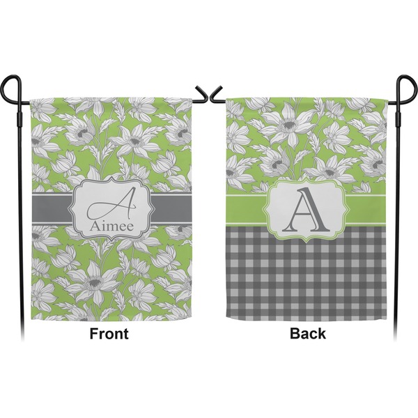 Wild Daisies Garden Flag - Double Sided Front and Back
