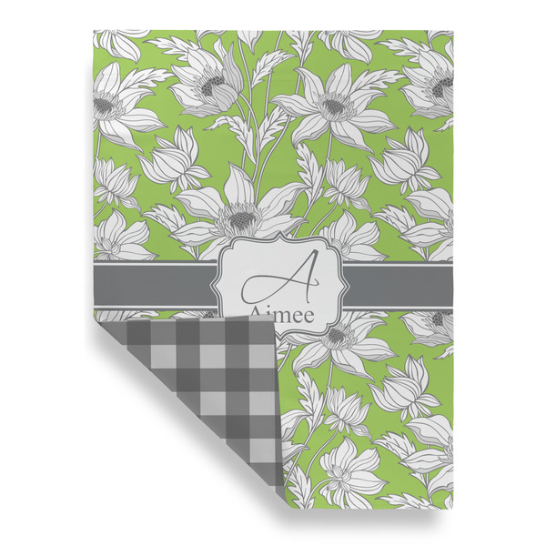 Wild Daisies Garden Flags - Large - Double Sided - FRONT FOLDED