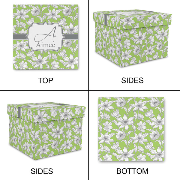 Wild Daisies Gift Boxes with Lid - Canvas Wrapped - Large - Approval