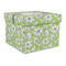 Wild Daisies Gift Boxes with Lid - Canvas Wrapped - Large - Front/Main