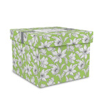 Wild Daisies Gift Box with Lid - Canvas Wrapped - Medium (Personalized)