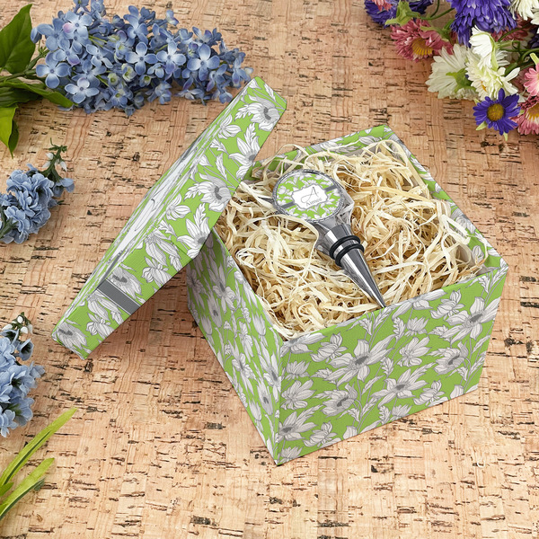 Wild Daisies Gift Boxes with Lid - Canvas Wrapped - Medium - In Context