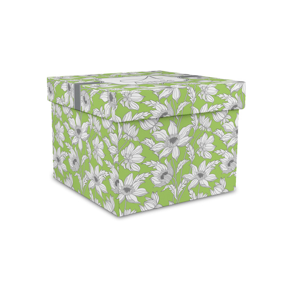 Custom Wild Daisies Gift Box with Lid - Canvas Wrapped - Small (Personalized)