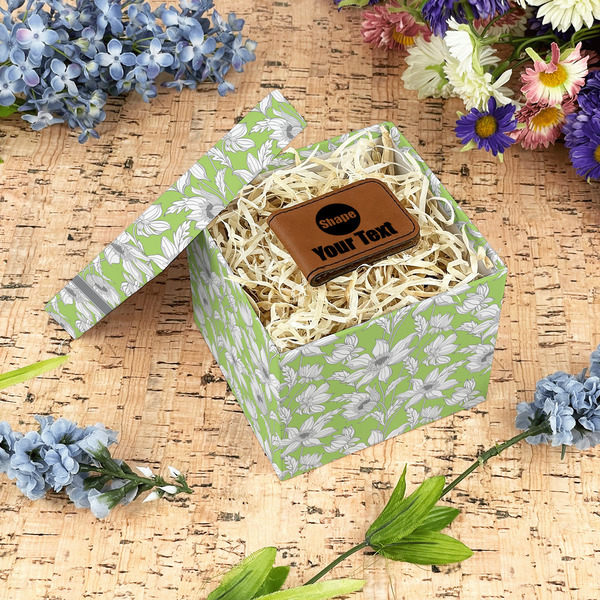 Wild Daisies Gift Boxes with Lid - Canvas Wrapped - Small - In Context