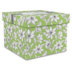 Wild Daisies Gift Box with Lid - Canvas Wrapped - XX-Large (Personalized)