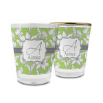 Wild Daisies Glass Shot Glass - 1.5 oz (Personalized)